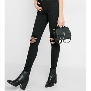 Express Black Hight-Waist Jeggings